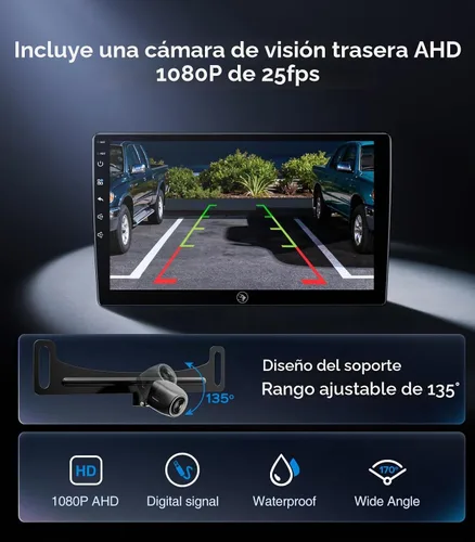 Vista 5 de 9' QLED Android Radio de coche estéreo para Ford F150 2009-2012,2013 2014 STX XL 64G CarPlay inalámbrico y Android Auto/navegación