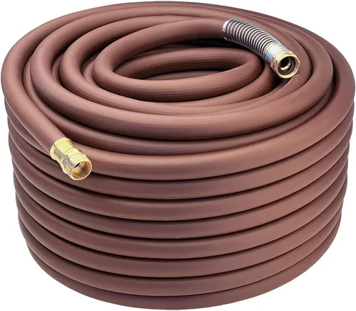 Vista 28 de Wiseflow Leader Hose Manguera de agua resistente de 3 x 5/8 pulgadas con accesorios de latón macho a hembra, extensor de manguera corta para carrete