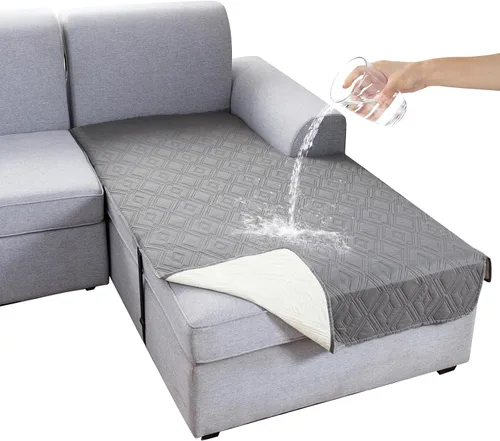 Vista 52 de Genina Juego de 2 Fundas de Reposabrazos para Sofá 100% Impermeables, Fundas para Reposabrazos de Sofá, Sillón, Protectores Antideslizantes