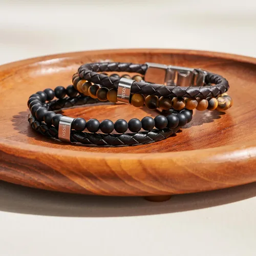 Vista 14 de Fossil para Hombre Wellness pulsera de abalorio