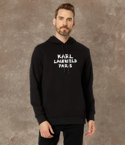 Vista 4 de KARL LAGERFELD Jersey sólido con bloques de color para hombre