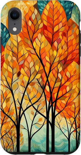 Vista 31 de Fall Theme & Autumn Leaves & Colorful Trees, Fall Colors Case for iPhone 16