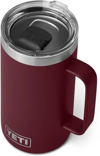 Vista 14 de YETI Rambler - Taza de acero inoxidable aislada al vacío con tapa MagSlider, 24 onzas