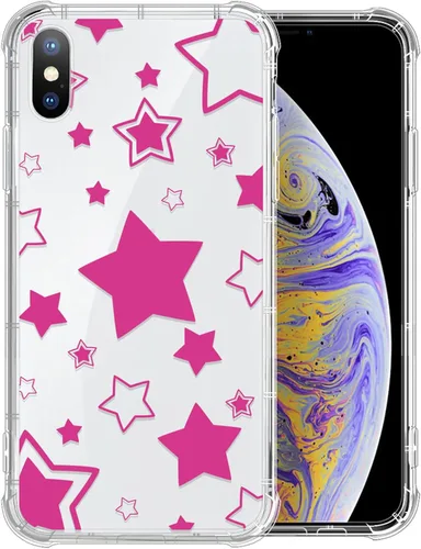 Vista 12 de Funda compatible con iPhone X/Xs, TPU suave, transparente, a prueba de golpes, funda protectora transparente para iPhone X/XS, alpaca