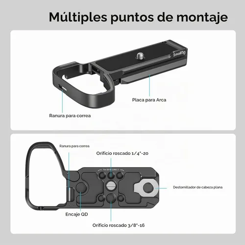 Vista 2 de SmallRig Placa base para Sony Alpha 6700-4338