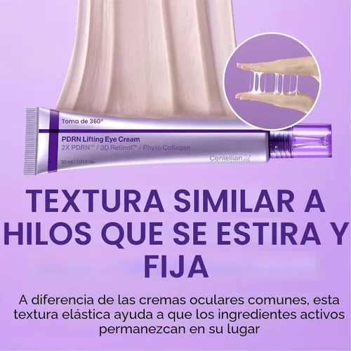 Vista 6 de Centellian24 360 Shot PDRN Crema reafirmante para ojos 1.0 fl oz (1.01 fl oz) – Crema de ojos con retinol antienvejecimiento para ojos con capucha