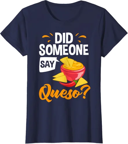 Vista 32 de Queso Dip Camiseta Chile con Queso Salsa Mexican Chips Chile con Queso, Negro