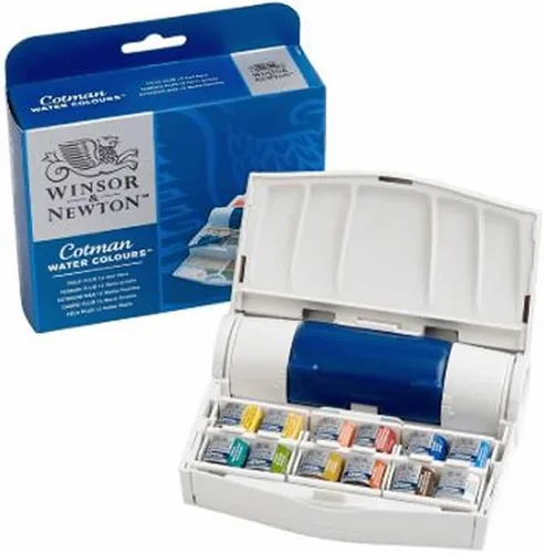 Vista 17 de Windsor & Newton - Cotman - Juego de acuarelas con 6 tubos de 0.3 onzas líquidas