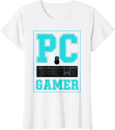 Vista 19 de PC Gamer Gaming Teclado Ratón Esports Computer Fan Camiseta