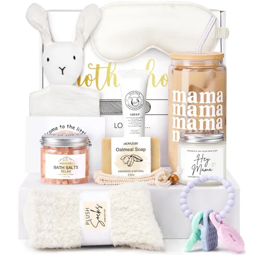 Vista 9 de iAOVUEBY Regalos para Nuevas Mamás y Regalos para Bebés Niñas, Regalos de Baby Shower para Futuras Mamás, Regalos de Embarazo para Futuras Mamás