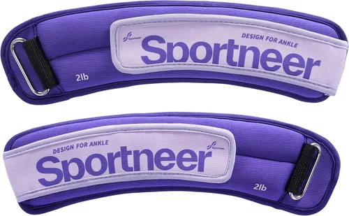 Vista 14 de Sportneer Pesas de tobillo de 0.5/1/2/3/5 libras, 1 par de pesas de muñeca y pierna para mujeres, hombres, niños y niños con correas ajustables