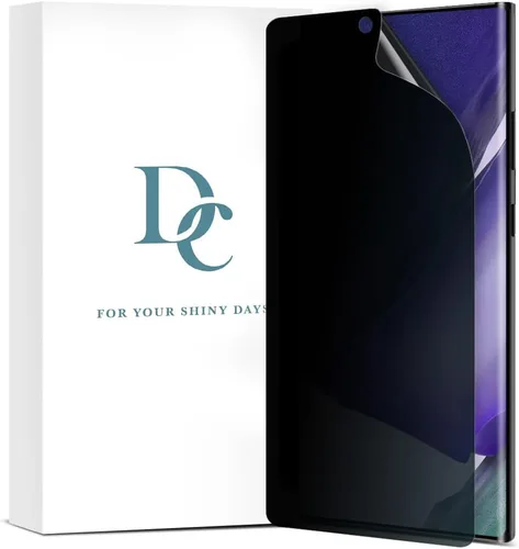 Vista 14 de [Paquete de 2 protectores de pantalla de privacidad para Galaxy S10 5G, protector de pantalla híbrido antiespía PET EPU, compatible con huellas