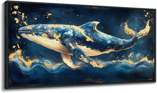 Vista 12 de JEAWA Arte de Pared en Lienzo Grande - Pintura Abstracta de 24x48 Pulgadas en Tela, Imágenes Texturizadas de Montañas como Regalos para Amigos