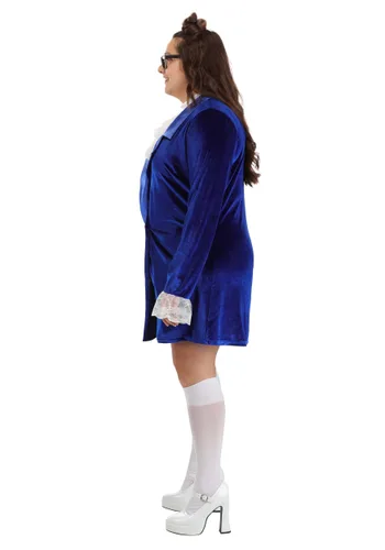 Vista 3 de Disfraz Swinger de los 60 para Mujer Talla Plus Multicolor