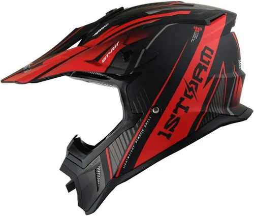 Vista 10 de 1Storm - Casco de motocross para adultos BMX MX ATV Dirt Bike Downhill Mountain Bike, estilo de carreras H637