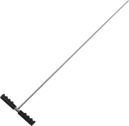 Vista 8 de Stainless Steel Soil Probe, 32-48 Inch Adjustable Ground Rod Tool with T - Handle, Practical Pipe Probe for Septic Tank Underground Pipes