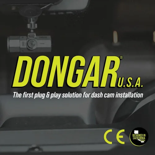 Vista 7 de Dongar Adaptador de corriente para cámara de mando (3 pines Keyway 2 para vehículos Porsche seleccionados), fuente de alimentación USB integrada