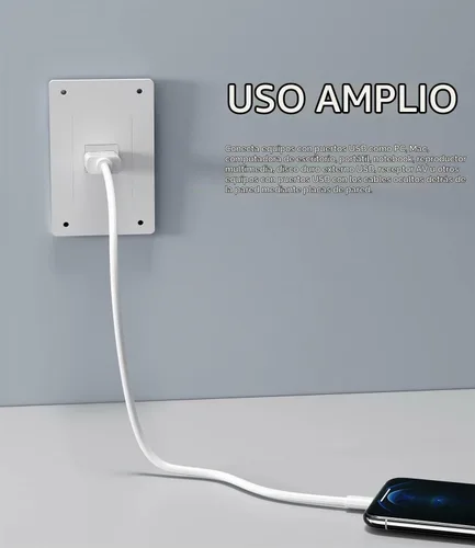 Vista 4 de BERLAT Acoplador Keystone USB 3.0, paquete de 6 unidades, 5 Gbps para placa