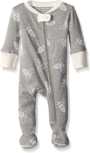 Vista 143 de Burt's Bees Baby - Pijama de una pieza para bebé, mameluco para dormir y jugar, algodón 100% orgánico, cremallera frontal