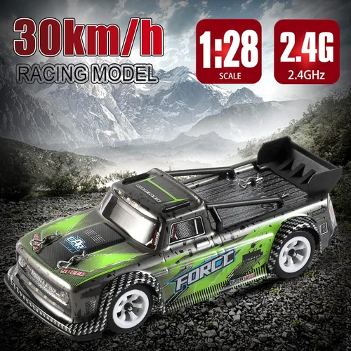 Vista 2 de GoolRC WLtoys 284131 - Coche de deriva a control remoto, escala 1:28, 4WD 30KM/H, coche eléctrico de alta velocidad RTR, chasis de metal, 2