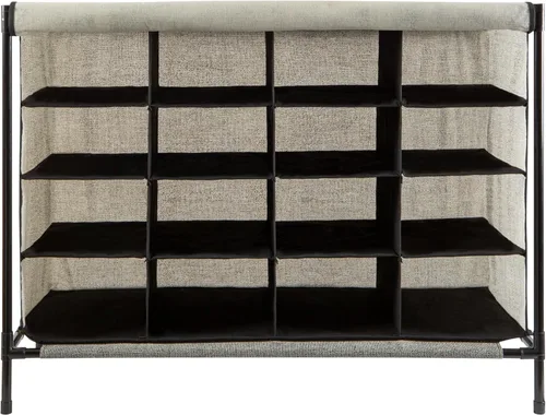 Vista 9 de Simplify Cubby de zapatos, 16 compartimentos, gris (23200-GREY)