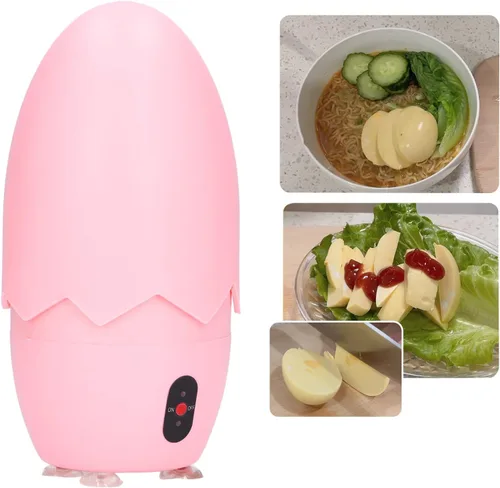 Vista 2 de Molinillo de huevos, mezclador eléctrico de huevos, agitador de huevos dorados, batidora de yema de huevos, pequeña y compacta para hacer huevos