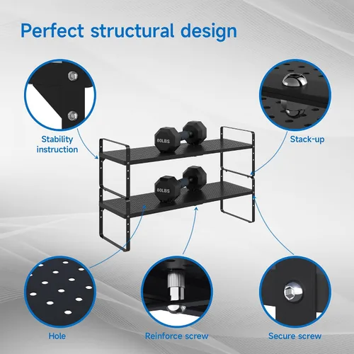 Vista 6 de Organizador de estantes ampliables de metal ajustable para especias, estantes de almacenamiento independientes para armario de cocina, debajo