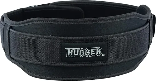 Vista 2 de Hugger - Cinturón de neopreno para levantamiento de pesas para hombre, para gimnasio o ejercicio físico