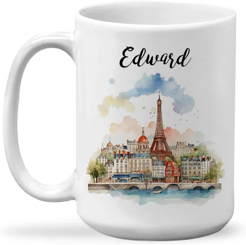 Vista 11 de Tazas de viaje con nombre personalizado Mount Rushmore National Memorial, tazas de viaje de cerámica personalizadas con diseño de lugar famoso