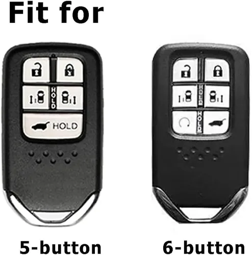 Vista 2 de ontto Funda para llave Honda Elysion 2022 de protección completa TPU Key Case Beige 5 botones, Beige