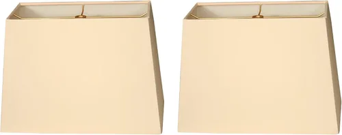 Vista 27 de Royal Designs, Inc. HB-613-12AGL Pantalla para lámpara de tapa dura rectangular, (5 x 10) x (8 x 12) x 9.5, Oro Antiguo
