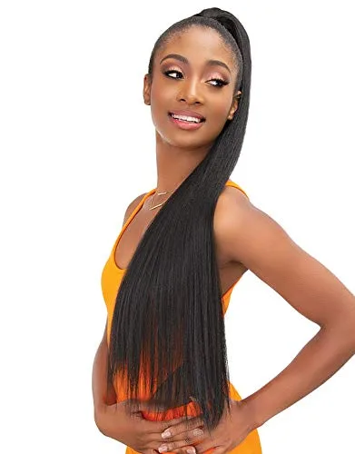 Vista 2 de Janet Collection Essentials Cola de caballo recta Snatch & Wrap 24 (1)