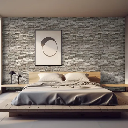 Vista 6 de Yutianli 10PSC 3D paneles de pared despegar y pegar ladrillo falso paneles de pared autoadhesivos 3D ladrillo papel pintado espuma piedra panel