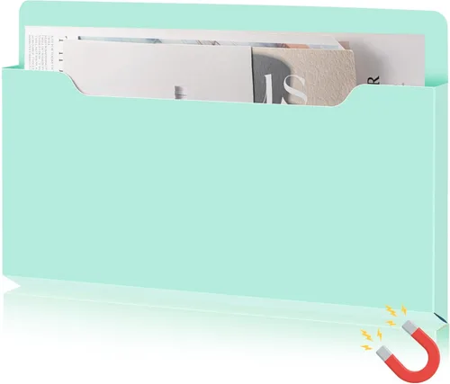 Vista 8 de Feifeiya Soporte magnético para archivos, 13.8 x 8.3 pulgadas, horizontal Negro