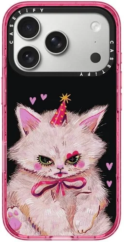 Vista 19 de CASETiFY Impact iPhone Air Case [Delgada/Compatible con Magsafe / 8.2 ft. Protección contra Caídas de Grado Militar 4X] - Lazos - Rosa Arcos