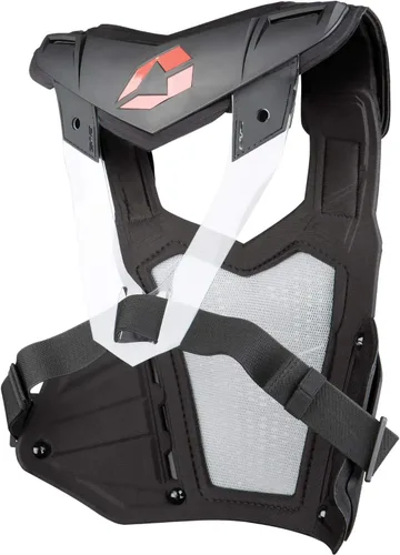 Vista 3 de EVS Sports Deflector F1 Roost Ajuste ceñido, protege contra colisiones y escombros Negro/Rojo Grande/Extra Grande