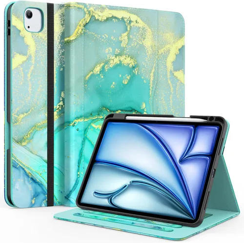 Vista 21 de Zonefoker Fundas para iPad de 6ª generación 2018/2017, iPad Air 2 2014 #02 Mármol Rosa