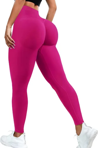 Vista 16 de Scrunch Butt Lifting Leggings for Women Compression Workout Gym Yoga Pants Negro