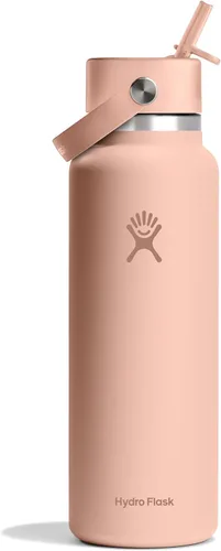 Vista 9 de Hydro Flask de boca ancha con tapa Flex de pajita de 24 onzas Agave