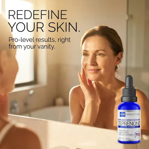 Vista 12 de Skin Perfection Avanzado Teprenone DIY Anti-Aging Peptide Boost: Reducir el enrojecimiento Las arrugas Mejoran la hidratación Mejorar el tono