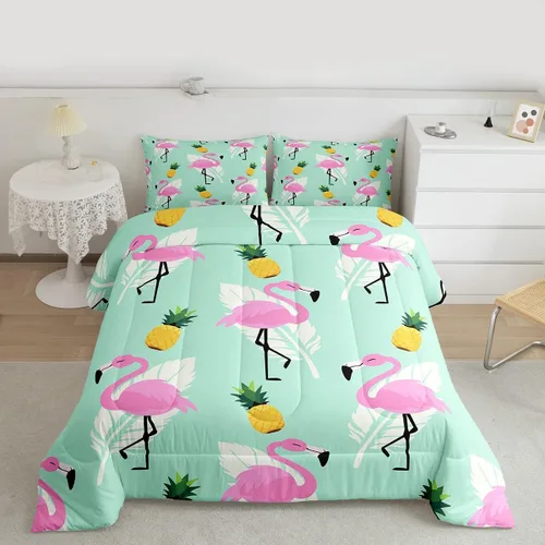 Vista 9 de Feelyou Lindo juego de edredón decorativo de hongos para niños, edredón de hongos de dibujos animados para niños y adolescentes, juego de ropa