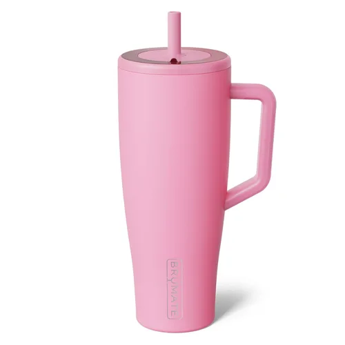 Vista 17 de BrüMate Era Vaso Térmico de 20 oz con Asa y Pajilla Vaso Térmico Aislante 100% A Prueba de Fugas con Tapa y Pajilla Hecho de Acero Inoxidable
