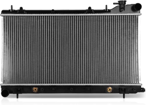 Vista 55 de SCITOO Conjunto de radiador de aluminio refrigerante del motor para 1986-1994 para Nissan D21 2.4L 3.0L 1987 para Nissan para Pathfinder 2.4L
