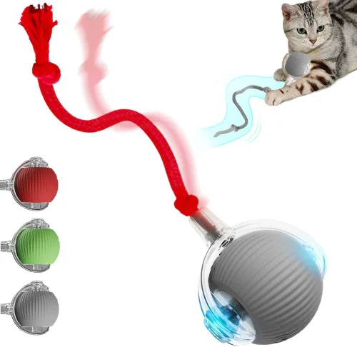 Vista 10 de Yilia Juguetes interactivos para gatos de interior, juguetes para gatitos actualizados 2026 para aliviar el aburrimiento de los gatos