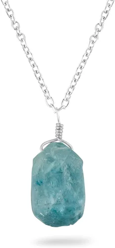 Vista 14 de Colgante delicado de piedras preciosas naturales crudas, collar de piedras ásperas surtidas, hecho a mano, joyería hipoalergénica bohemia