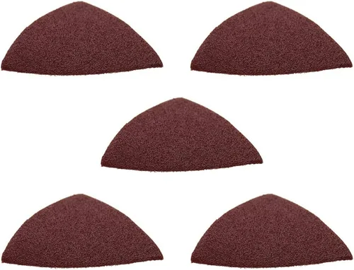 Vista 13 de Utoolmart Papel de lija para detalles, papel de lija triangular, almohadillas de lijado de gancho y bucle, multiherramienta oscilante triangular, 40
