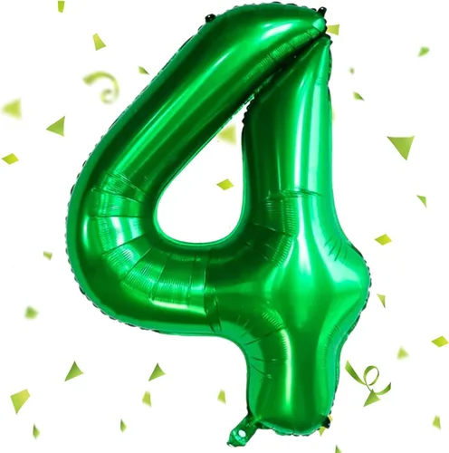 Vista 169 de Globos gigantes de helio de aluminio de 40 pulgadas, color negro, globos digitales grandes del número 0 para decoración de fiesta de cumpleaños