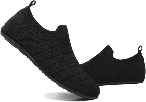 Vista 5 de QZKDM Pantuflas ligeras de agarre para interiores y exteriores, antideslizantes, para ejercicio, yoga, para hombres y mujeres