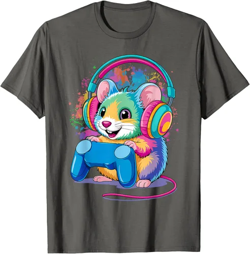 Vista 50 de Mouse Gaming Animal Video Games Funny T-Shirt