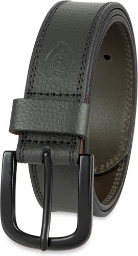 Vista 9 de Dickies cinturón de cuero auténtico para hombre – estilo casual duradero, tallas regulares y grandes y altas Negro